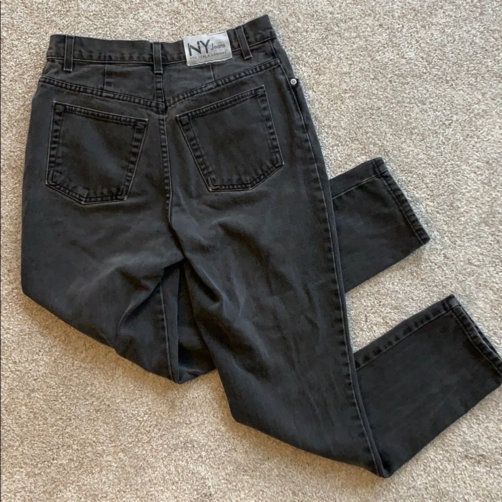 New York and Company Vintage Black Mom Jean